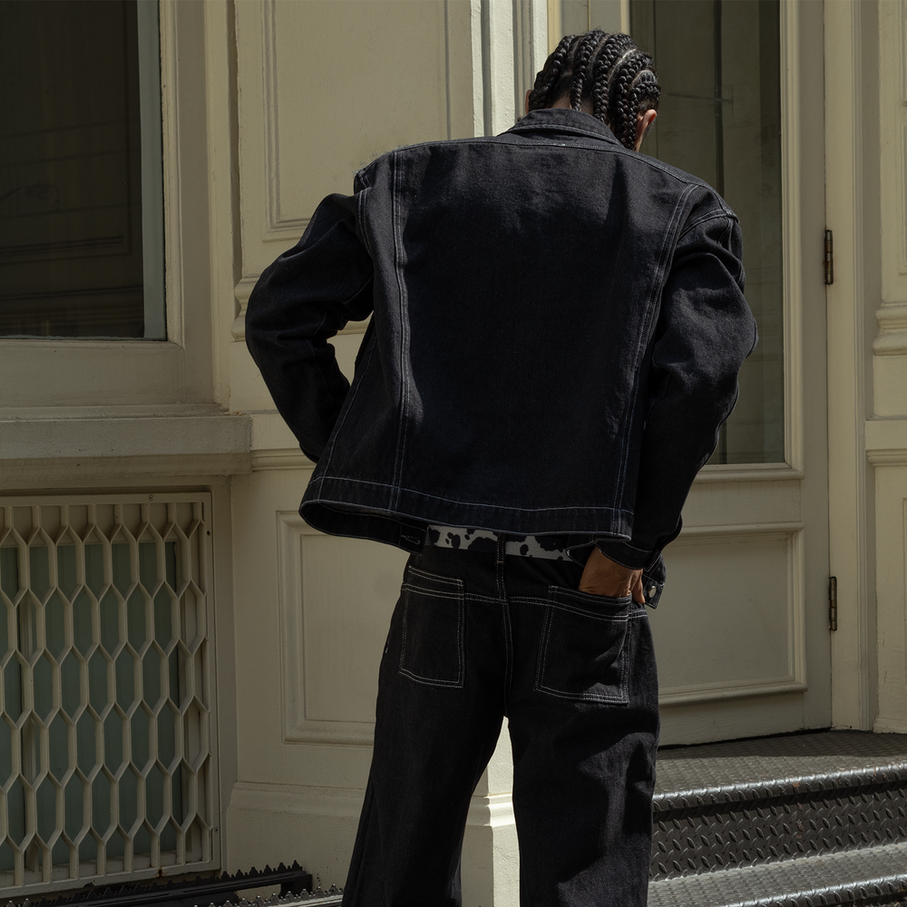 1001 Denim Jacket Black — BLAN | Born in Brooklyn | Elevated